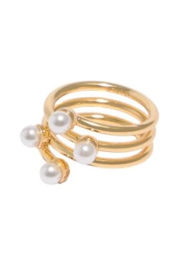 Spiral - Bague - Pearl