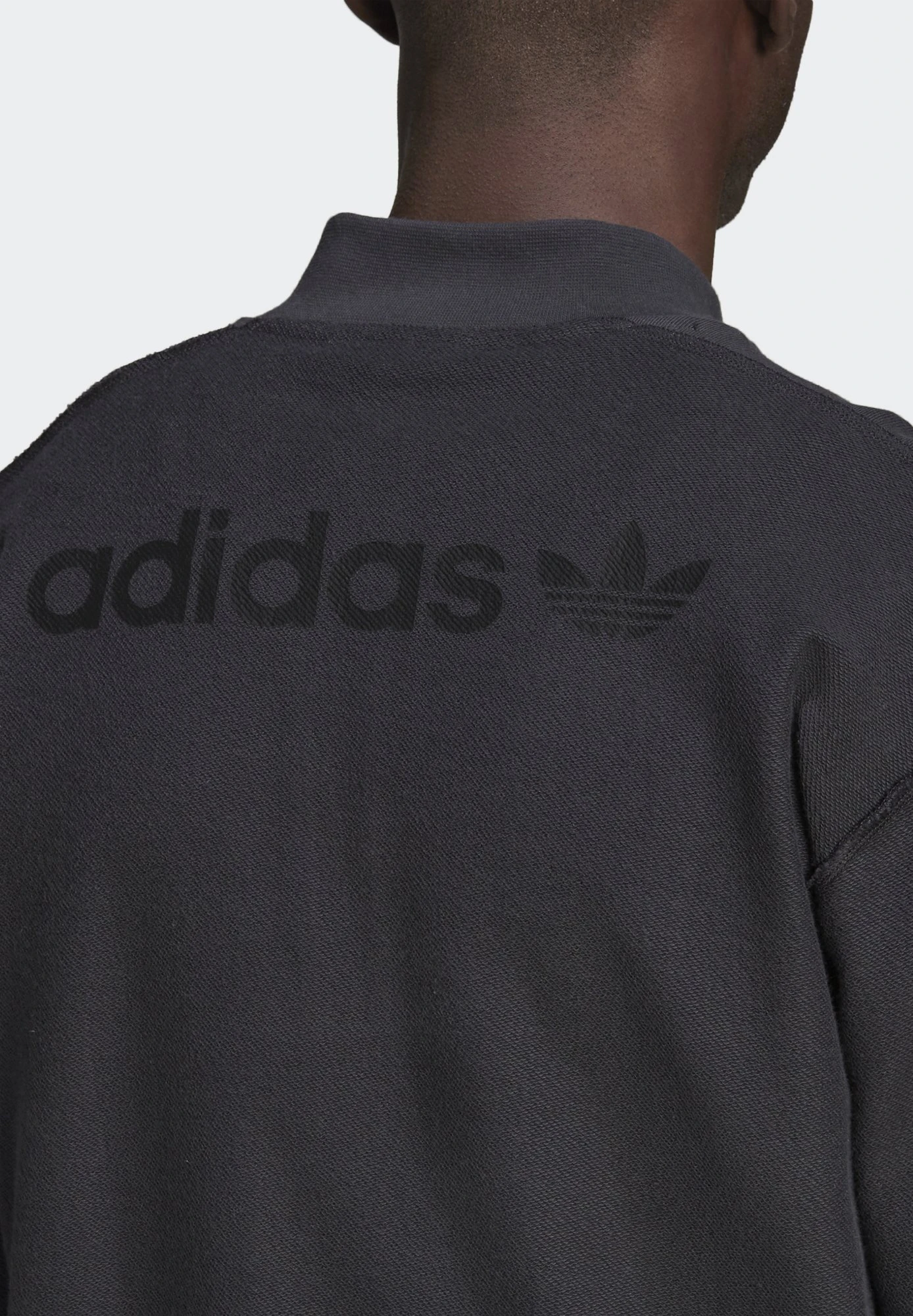 Adidas Originals Loopback Qz - Sweatshirt - Carbon 9 Adidas Originals Loopback Qz - Sweatshirt - Carbon – Image 7