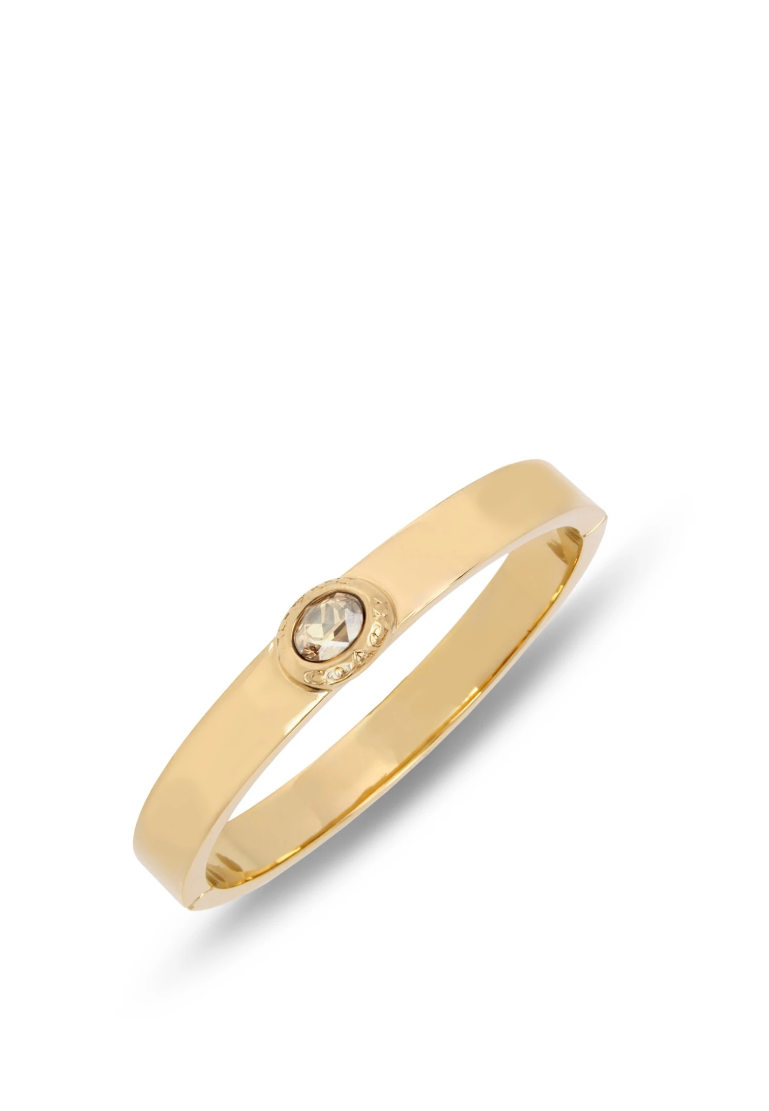 Coach Signature Logo Hinged - Bracelet - Light Pastel Brown 4 Coach Signature Logo Hinged - Bracelet - Light Pastel Brown – Image 2