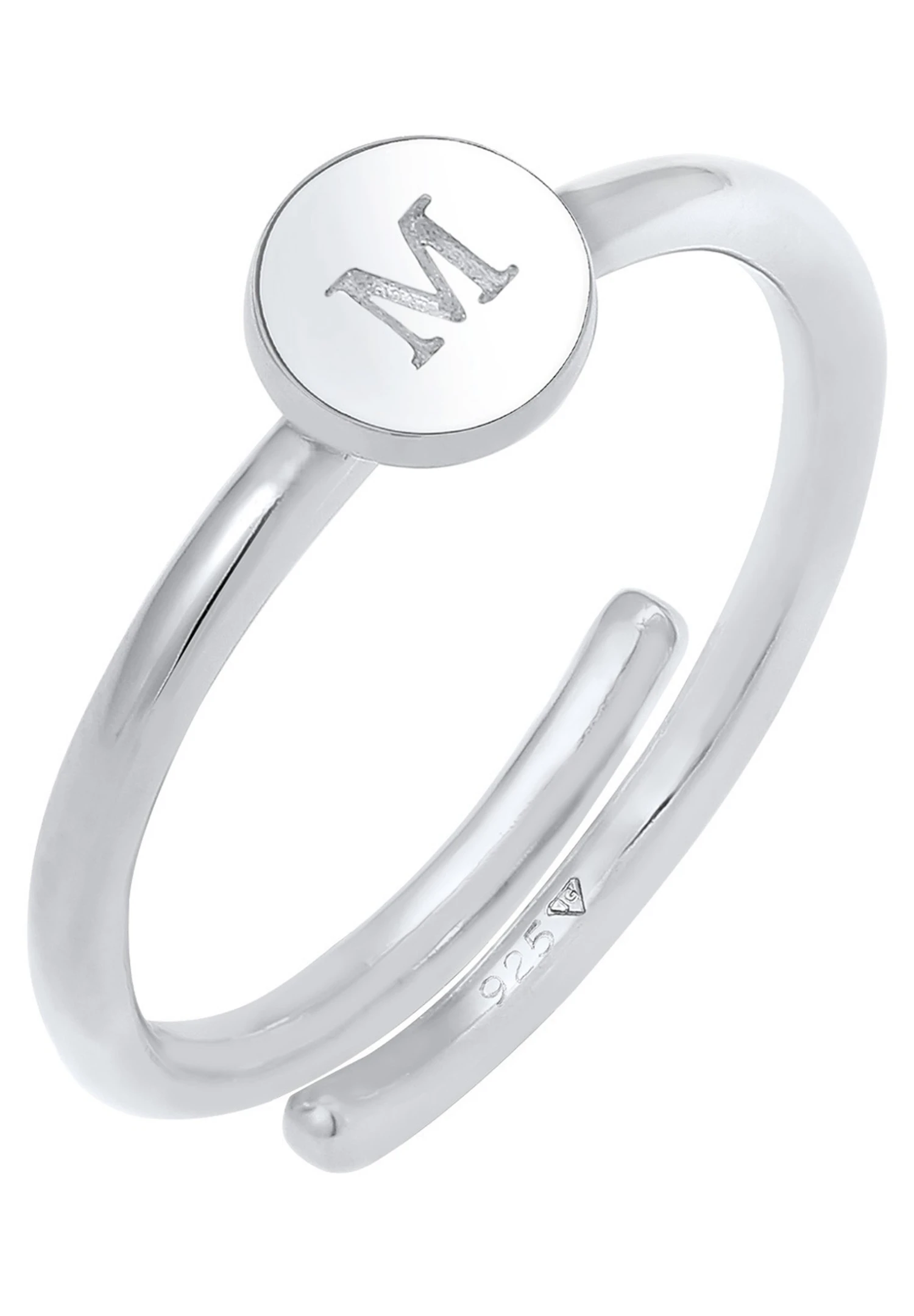 Elli Letter M - Bague - Silver-Coloured 5 Elli Letter M - Bague - Silver-Coloured – Image 3