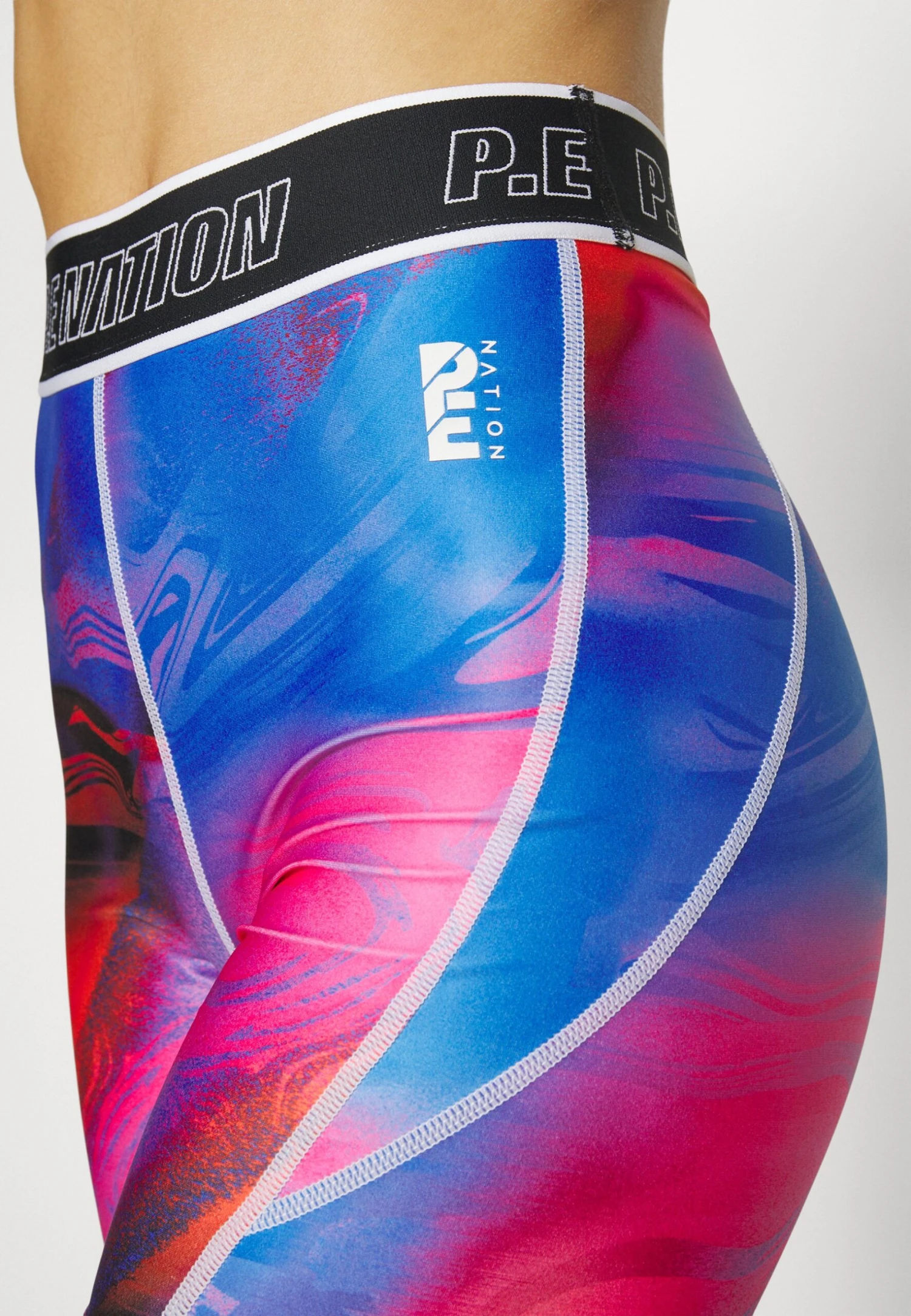 P.E NATION Rewind Bike - Short - Overlay Print 6 P.E NATION Rewind Bike - Short - Overlay Print – Image 4