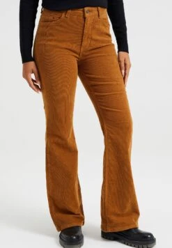 WE FASHION Pantalon Classique - Yellow