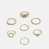 Pieces Pcanastacia 6 Pack - Bague - Gold-Coloured 2 Pieces Pcanastacia 6 Pack - Bague - Gold-Coloured -Mode et Luxe Boutique eb76e8a69eeb4f5294749bcacdfc9dc0