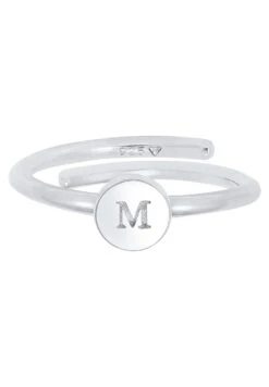 Elli Letter M - Bague - Silver-Coloured 11 Elli Letter M - Bague - Silver-Coloured -Mode et Luxe Boutique ef0a10b8053c4f1880791b712dd8d4ae