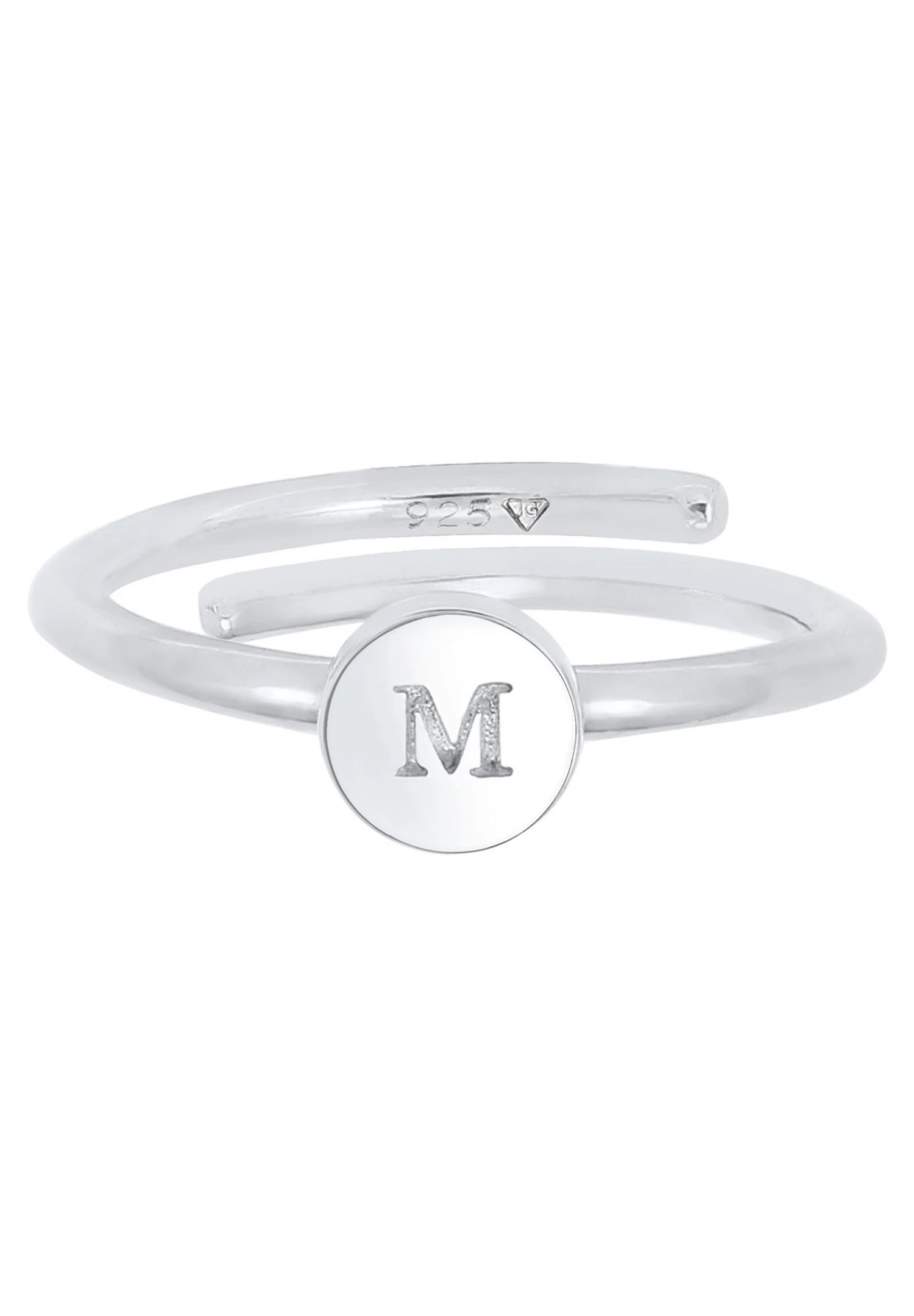 Elli Letter M - Bague - Silver-Coloured 6 Elli Letter M - Bague - Silver-Coloured – Image 4