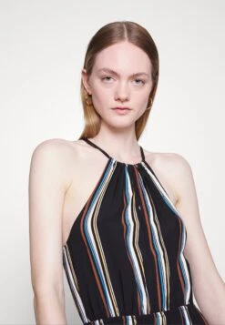 TOM TAILOR Denim Dress - Robe Longue - Black Creme -Mode et Luxe Boutique f62e09f2f535491bbd306b5c0038ed04